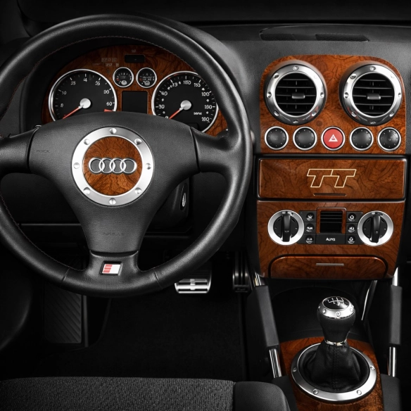 Audi TT 2001-2006 toit souple coupé kit décor tableau de bord 3D, 12 pièces