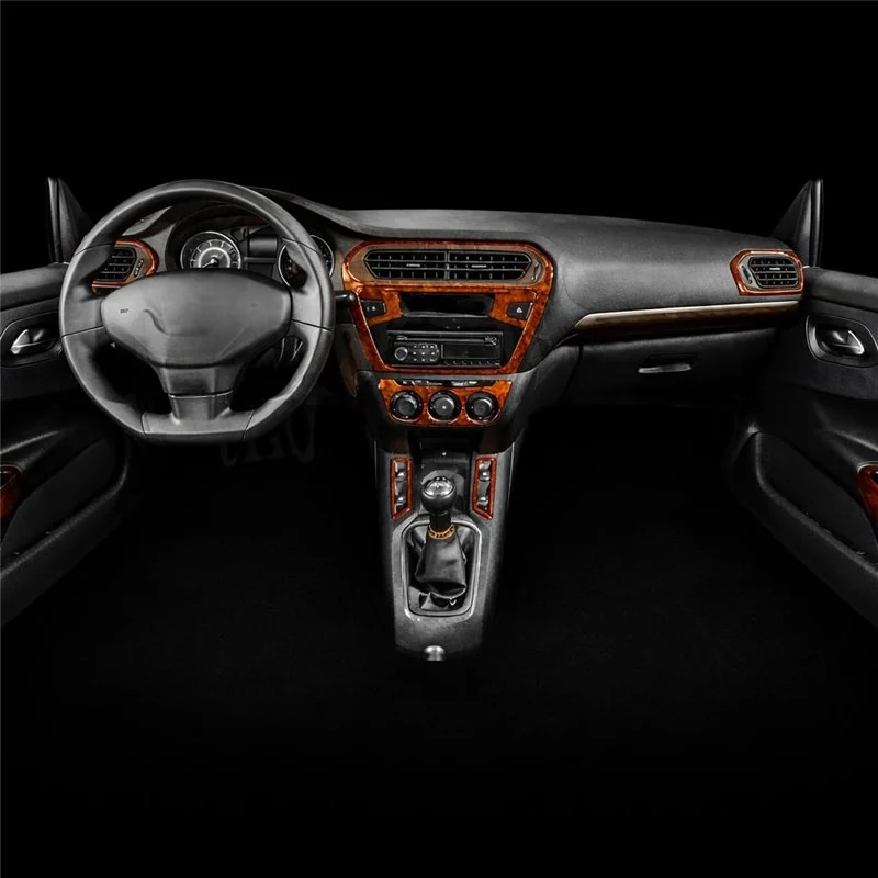 Citroen Elysee 2010+ kit décor tableau de bord 3D, 12 pièces