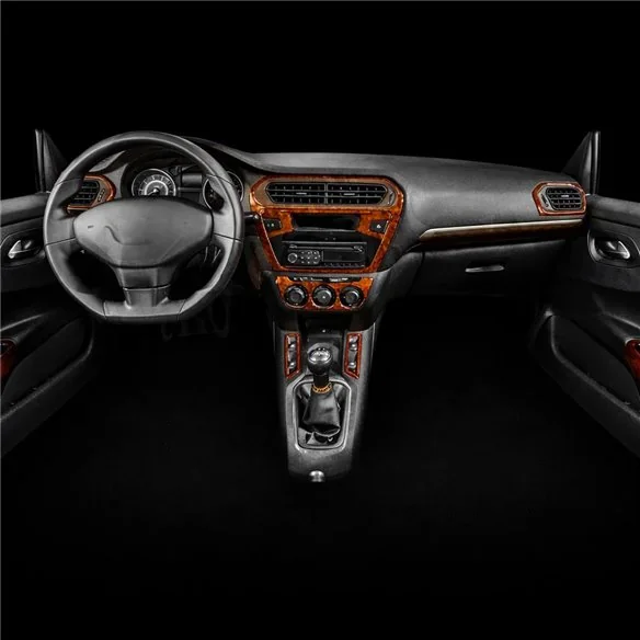 Citroen Elysee 2010+ kit décor tableau de bord 3D, 12 pièces