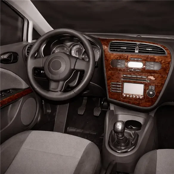 Seat Leon 1P 2005-2009 3D kit décoration intérieure tableau de bord 8 pièces