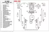 Honda CR-V 1999-2001 Ensemble Complet, 33 Parts set BD Kit la décoration du tableau de bord