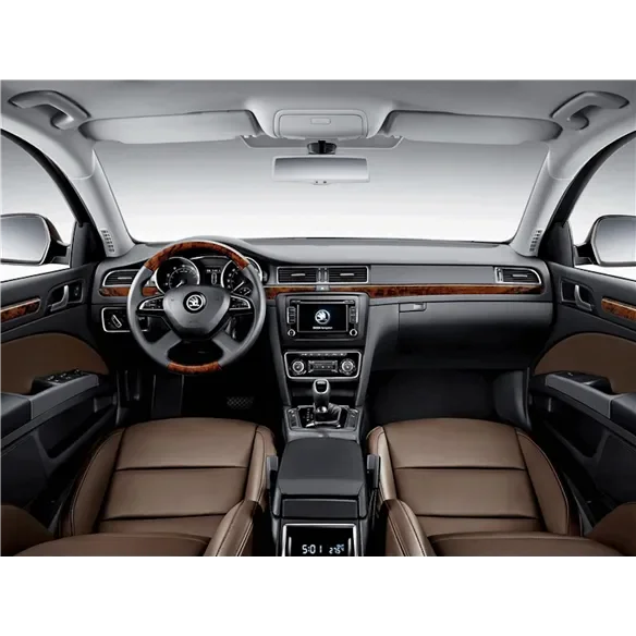 Skoda SuperB 2019 up 3D kit décoration intérieure tableau de bord 14 pièces