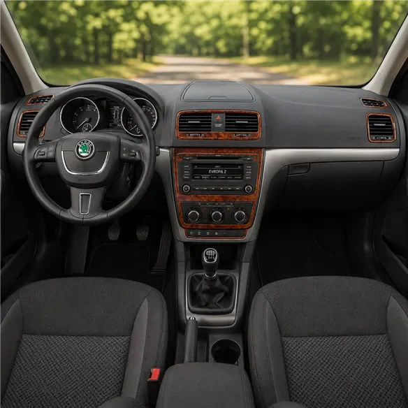 Skoda Yeti 2010 - à aujourd’hui 3D kit décoration intérieure tableau de bord 21 pièces