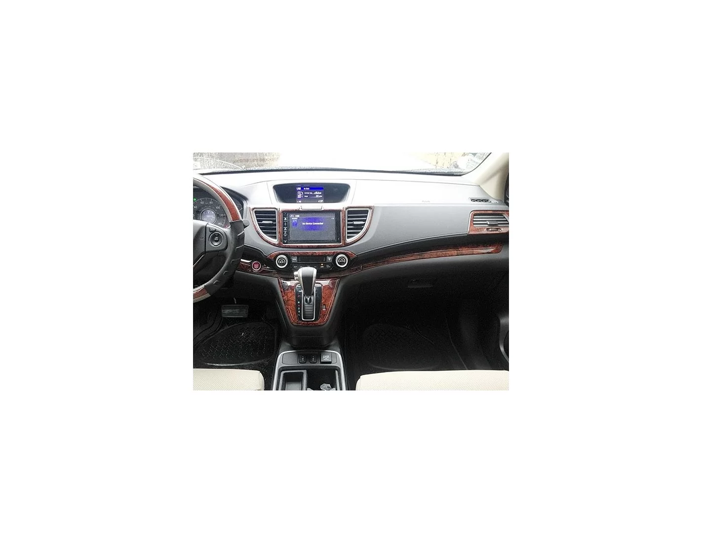 Honda CR-V 2012-UP c NAVI BD Kit la décoration du tableau de bord - 1 - habillage decor de tableau de bord