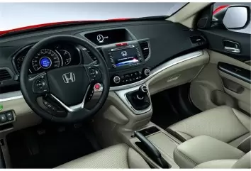 Honda CR-V 4X4 2014 Kit la décoration du tableau de bord 8-Pièce - 1 - habillage decor de tableau de bord