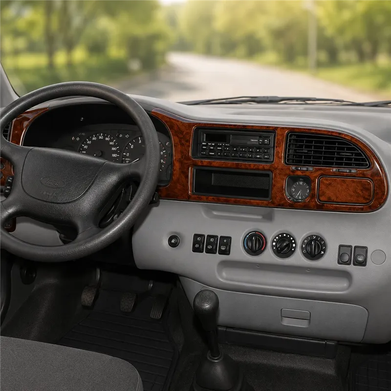 Ford Transit 1997-2000 3D kit décoration intérieure tableau de bord 8 pièces