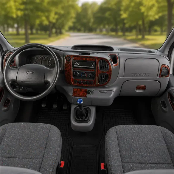 Ford Transit 2000-2006 3D kit décoration intérieure tableau de bord 12 pièces