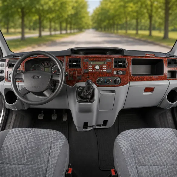 Ford Transit Journey 2006-2010 3D kit décoration intérieure tableau de bord 23 pièces