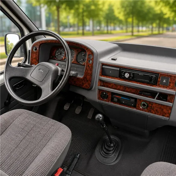 Ford Transit 1995-1997 3D kit décoration intérieure tableau de bord 7 pièces