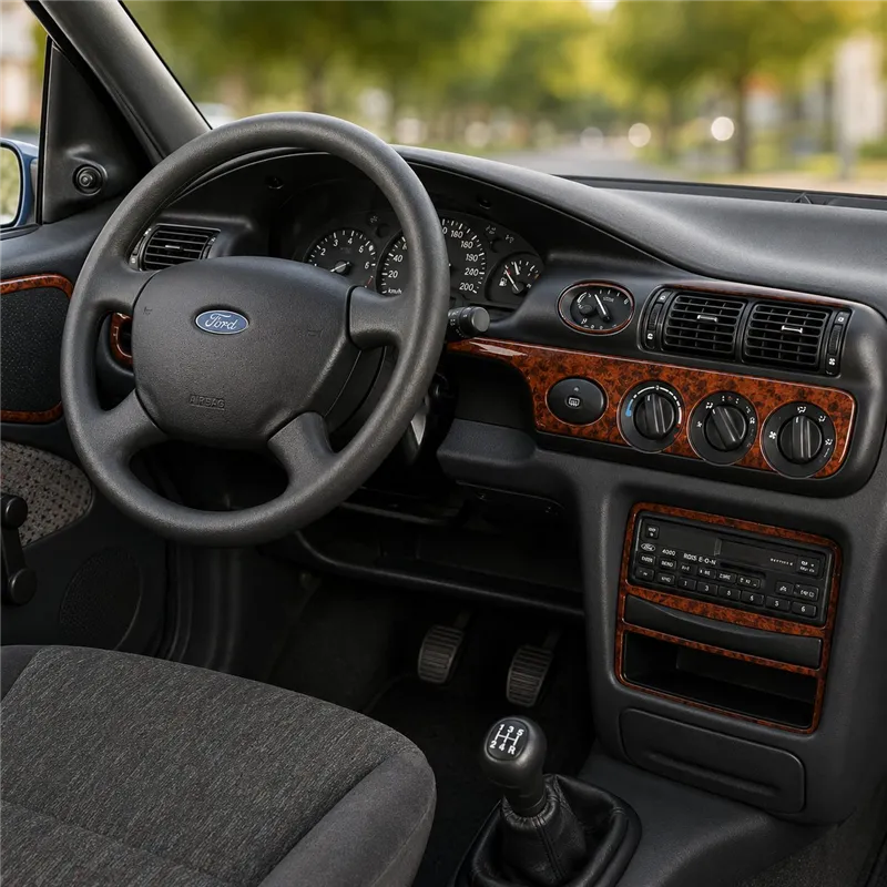 Ford Escort 1995-2000 3D kit décoration intérieure tableau de bord 12 pièces