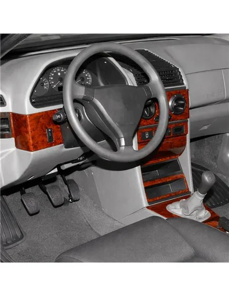 Alfa Romeo 145 146 1994-1997 kit décor tableau de bord 3D, 15 pièces
