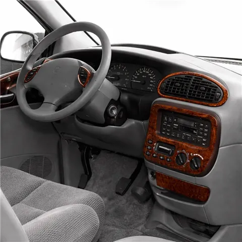 Chrysler Voyager 1996-2001 3D kit décoration intérieure tableau de bord 12 pièces 2