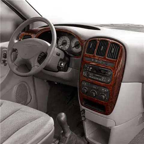 Chrysler Voyager 2001-2007 3D kit décoration intérieure tableau de bord 7 pièces 2