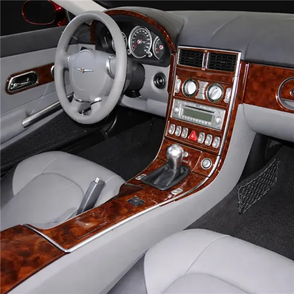 Chrysler Crossfire 2004-2008 3D kit décoration intérieure tableau de bord 35 pièces