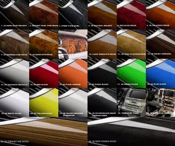 Hyundai Elantra 2014-UP Ensemble Complet, Sans NAVI BD Kit la décoration du tableau de bord - 2 - habillage decor de tableau de 