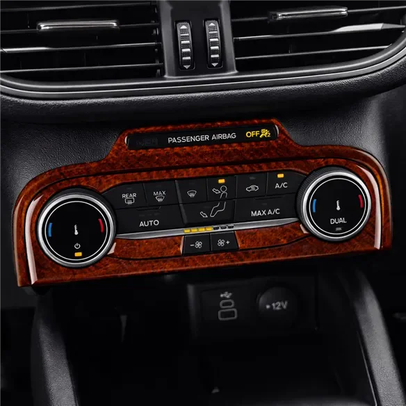 Ford Focus MK4 ST 2019-2025 3D kit décoration intérieure tableau de bord 11 pièces