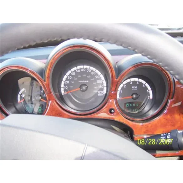 Dodge Nitro 2007-2012 kit décor tableau de bord 3D, 74 pièces