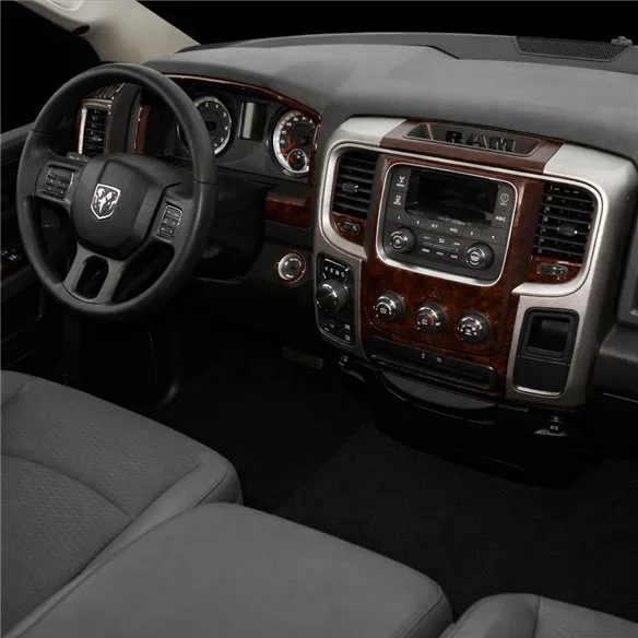 Dodge Ram 2016-2018 complet avec écran tactile, avec sièges baquets avant, 65 Pcs kit décor tableau de bord 3D