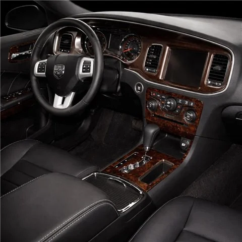 Dodge Challenger 2015-2023 kit décor tableau de bord 3D, 24 pièces