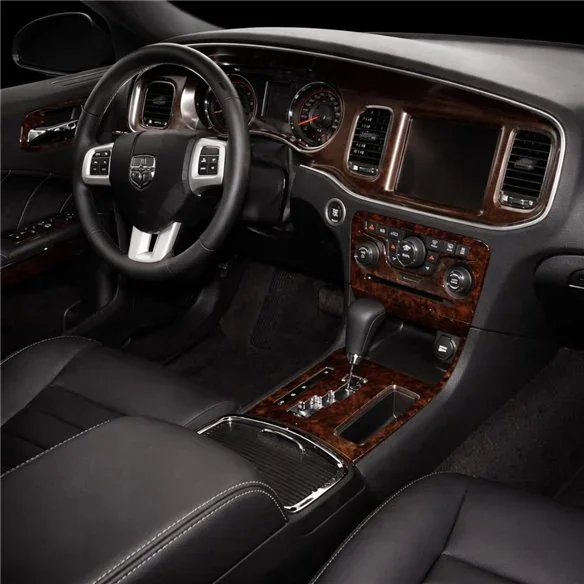 Dodge Challenger 2015-2023 kit décor tableau de bord 3D, 24 pièces