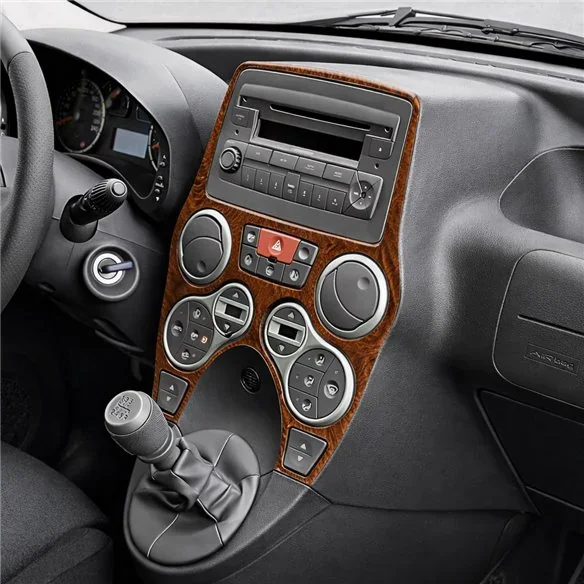 Fiat Panda 2003-2011 kit décor tableau de bord 3D, 10 pièces