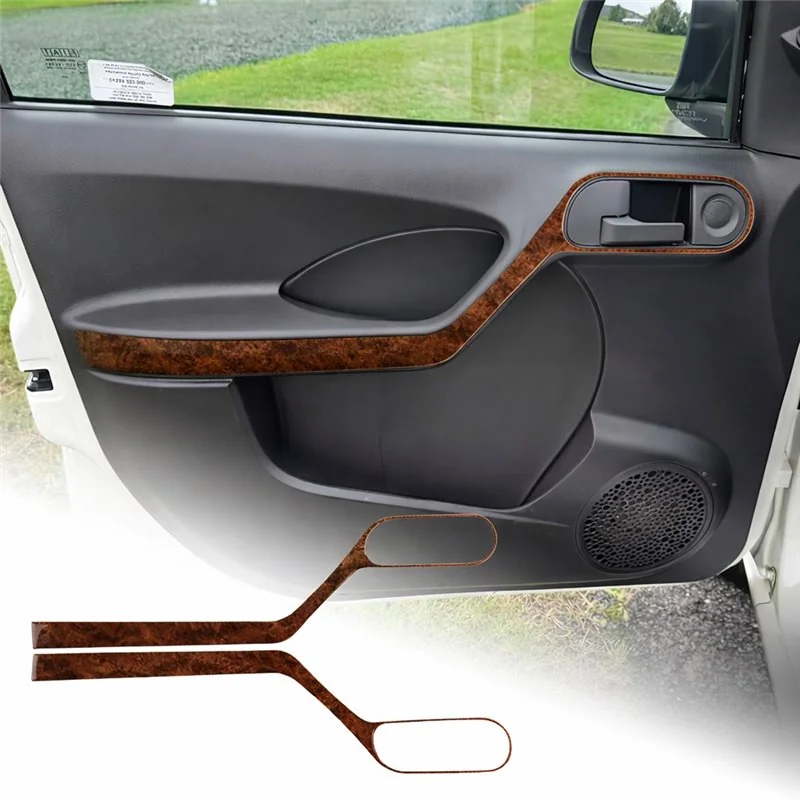 Fiat Panda 2003-2011 kit décor tableau de bord 3D, 10 pièces