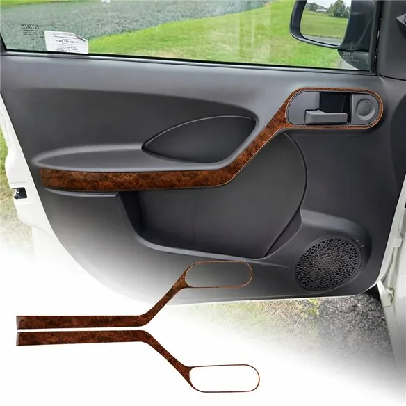 Fiat Panda 2003-2011 kit décor tableau de bord 3D, 10 pièces