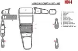 Hyundai Sonata 1997-1998 Ensemble Complet, 12 Parts set BD Kit la décoration du tableau de bord
