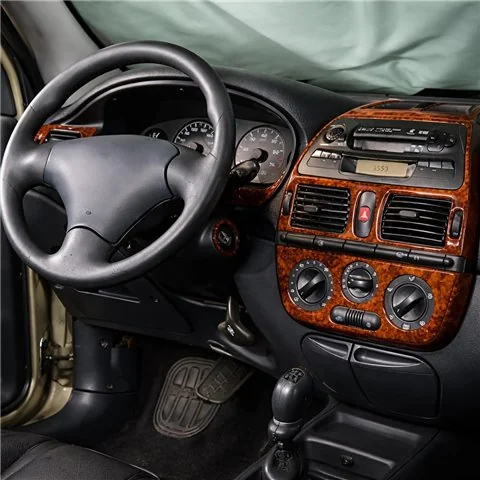 Fiat Brava-Marea 1995+ kit décor tableau de bord 3D, 8 pièces