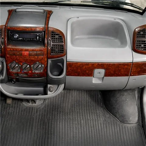Fiat Ducato 2002-2006 kit décor tableau de bord 3D, 15 pièces