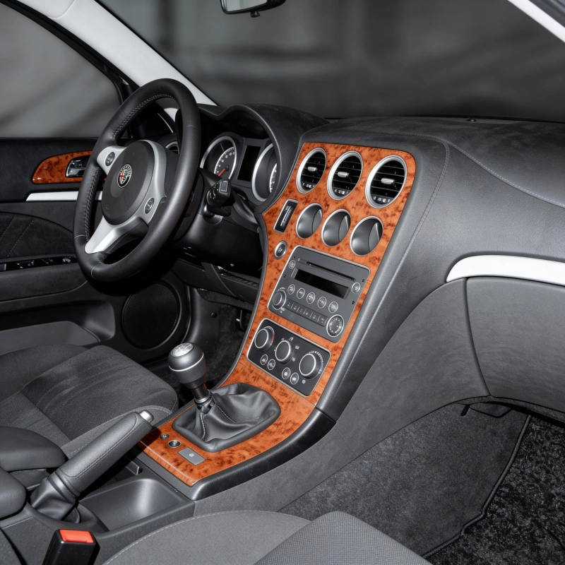 Alfa Romeo 159 2005+ kit décor tableau de bord 3D, 8 pièces