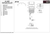 Jeep Wrangler 2007-2010 Ensemble Complet, boîte manuelle Box BD Kit la décoration du tableau de bord