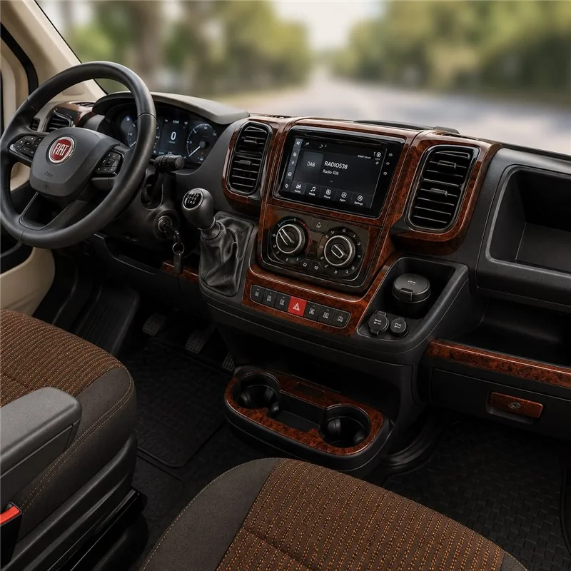 Fiat Ducato 2022 kit décor tableau de bord 3D, 27 pièces
