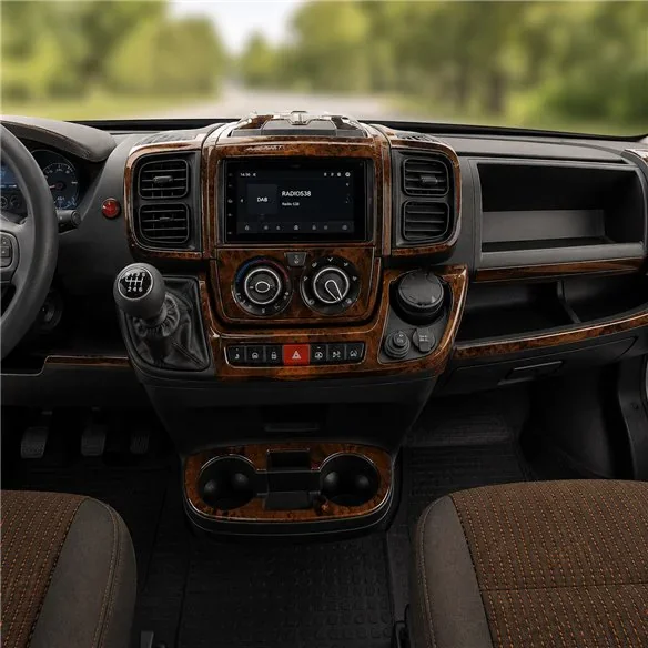 Fiat Ducato 2022 kit décor tableau de bord 3D, 27 pièces