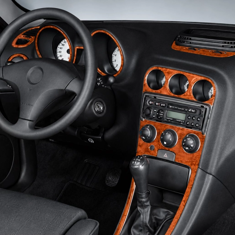 Alfa Romeo 156 1997+ kit décor tableau de bord 3D, 12 pièces