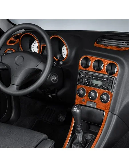 Alfa Romeo 156 1997+ kit décor tableau de bord 3D, 12 pièces