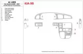Kia Sedona 2000-2001 Ensemble Complet, boîte manuelle Box BD Kit la décoration du tableau de bord