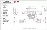 Kia Sedona 2006-UP Ensemble Complet, Boîte automatique BD Kit la décoration du tableau de bord