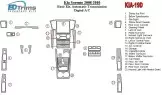 KIA Sorento 2008-2010 Paquet de base, Boîte automatique,Avec Heated Seats BD Kit la décoration du tableau de bord