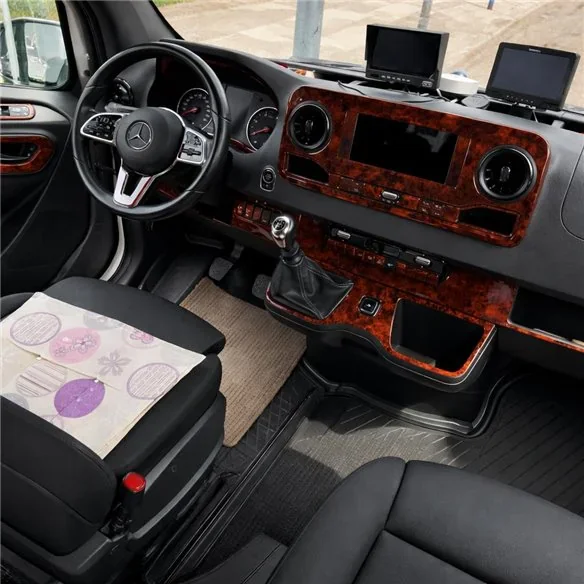 Mercedes Sprinter W907 kit décoration intérieure tableau de bord 39 pièces