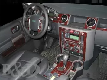 Land Rover Discovery 3 2005-UP Ensemble Complet BD Décoration de tableau de bord