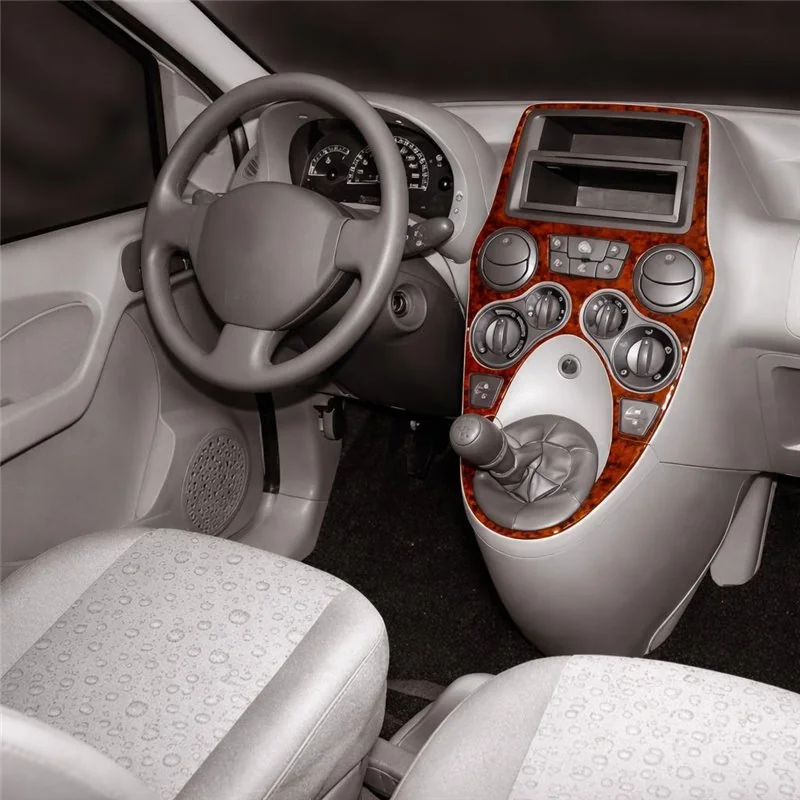 Fiat Panda 2003+ kit décor tableau de bord 3D, 2 pièces