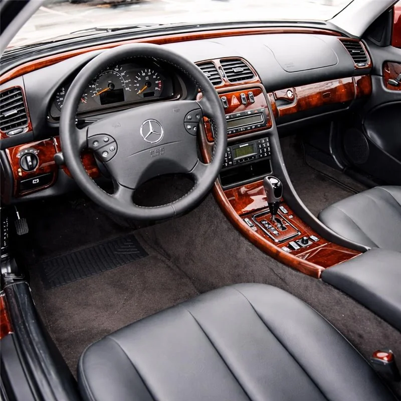 Mercedes Benz W208 CLK-Cabrio 1997-2003 3D kit décoration intérieure tableau de bord 19 pièces