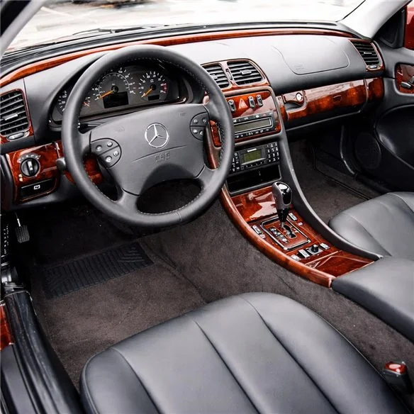Mercedes Benz W208 CLK-Cabrio 1997-2003 3D kit décoration intérieure tableau de bord 19 pièces