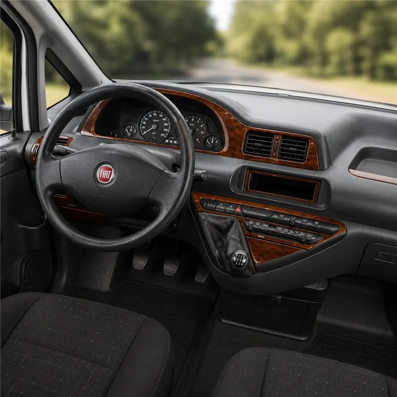 Fiat Scudo 1996-2006 kit décor tableau de bord 3D, 9 pièces