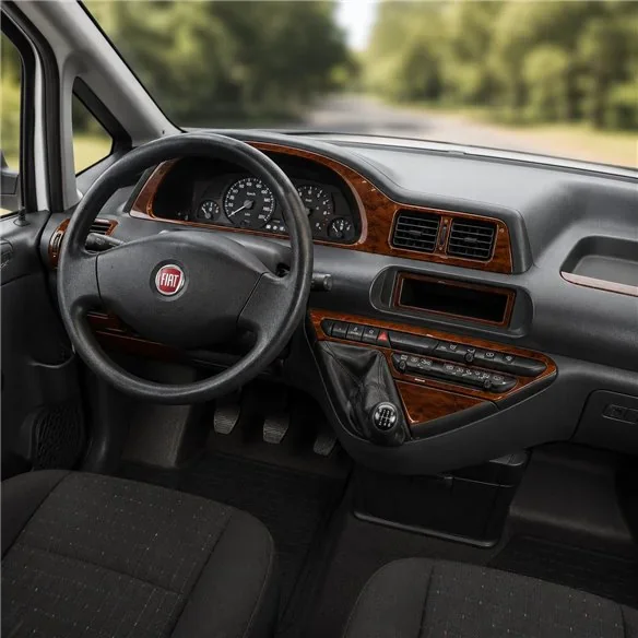 Fiat Scudo 1996-2006 kit décor tableau de bord 3D, 9 pièces