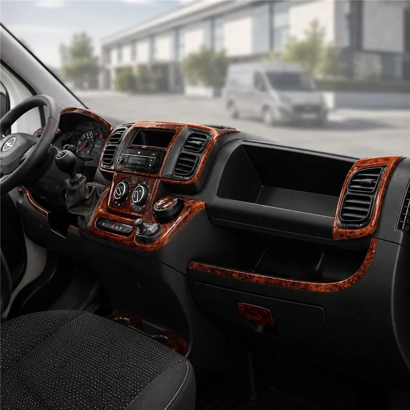 Opel Movano-Nissan Interstar 2002 - à aujourd’hui 3D kit décoration intérieure tableau de bord 6 pièces