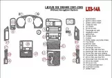Lexus GS 2001-2005 Sans NAVI system, OEM Compliance BD Kit la décoration du tableau de bord