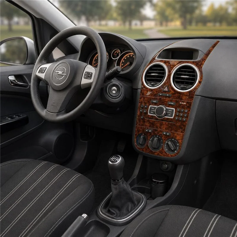Opel Corsa D 2007 - à aujourd’hui 3D kit décoration intérieure tableau de bord 13 pièces