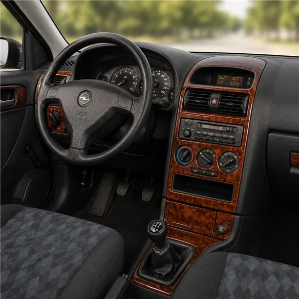 Opel Astra G 1998-2003 3D kit décoration intérieure tableau de bord 16 pièces